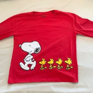 Peanuts Snoopy & Charlie Brown long sleeve T-Shirt